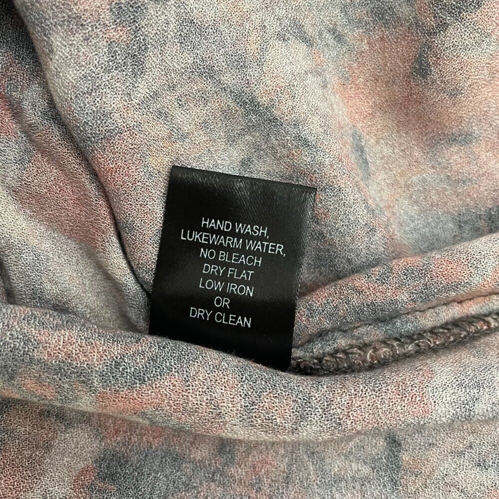 Peruvian Connection Floral Abstract Button Up Shirt - Picture 7 of 7